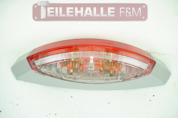 Hella Umrissleuchte oval rechts Seitenbegrenzung C5W 12V rot weiß Beifahrerseite