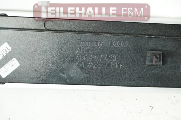 Audi A6 4F C6 Dekorleiste Türleiste hinten rechts Aluminium gebürstet 4F0867420