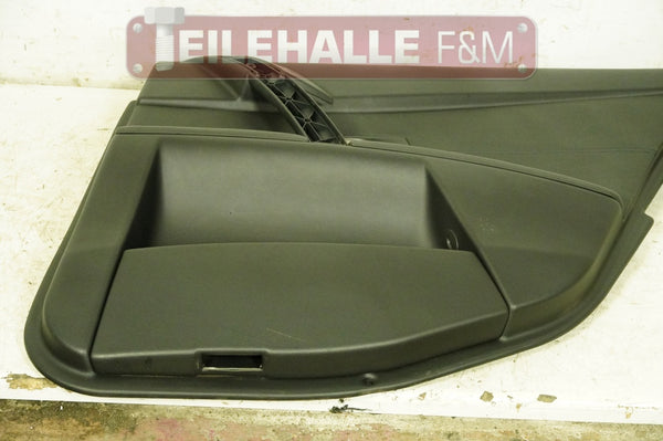 BMW E61 E60 5er Türverkleidung Türpappe hinten rechts Licht Leder Dakota schwarz