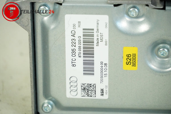 Audi A4 B8 8K A5 8T Verstärker Soundsystem ASK Endstufe Amplifier 8T0035223AD