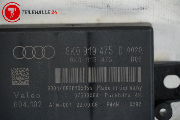 Audi A4 B8 8K Steuergerät Einparkhilfe PDC Modul Parkhilfemodul 8K0919475D