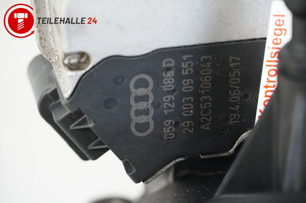 Audi A6 4F C6 3.0 TDI BMK Ansaugbrücke Stellmotor Krümmer 059129711AF 059129086D