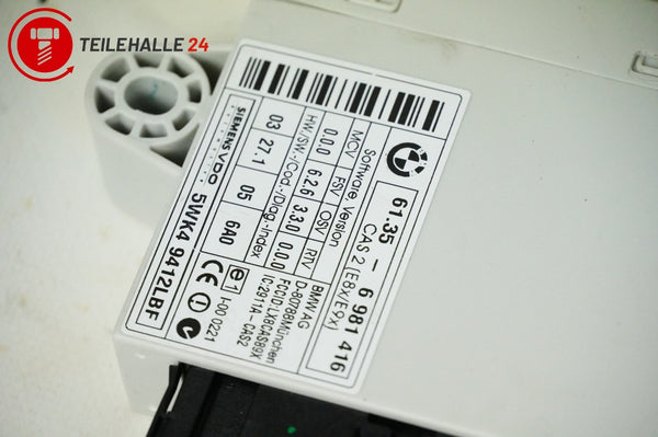 BMW E91 E90 320i N46B20 Schlosssatz Motorsteuergerät ECU 7561834 6772295 6981416