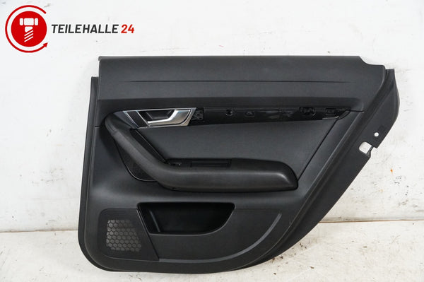 Audi A6 4F C6 Türverkleidung hinten rechts Leder S-Line schwarz 4F0867306K