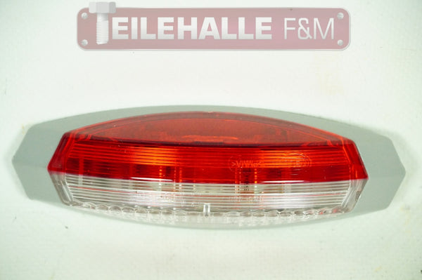 Hella Umrissleuchte oval rechts Seitenbegrenzung C5W 12V rot weiß Beifahrerseite