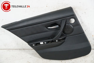 BMW E91 E90 3er Türverkleidung hinten links Leder Dakota schwarz 7144799