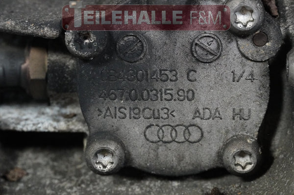 Audi A4 8K B8 A5 8T 2.0 TDI JST Schaltgetriebe 6-Gang manuell 12 Monate Gewährl