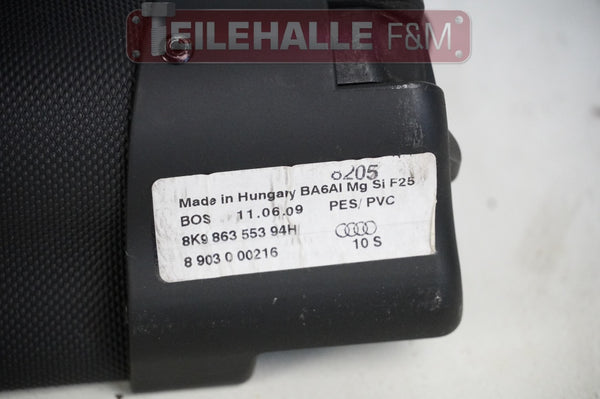 Audi A4 B8 8K Avant Laderaumabdeckung Heckrollo Kofferraumabdeckung 8K9863553