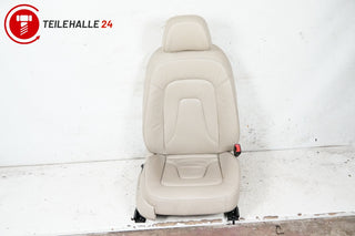 Audi A4 B8 8K Beifahrersitz rechts Ledersitz Milano SHZ kardamombeige elektrisch