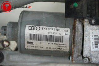 Audi A4 B8 8K Wischermotor Wischergestänge vorne 8K1955119A 8K1955023B